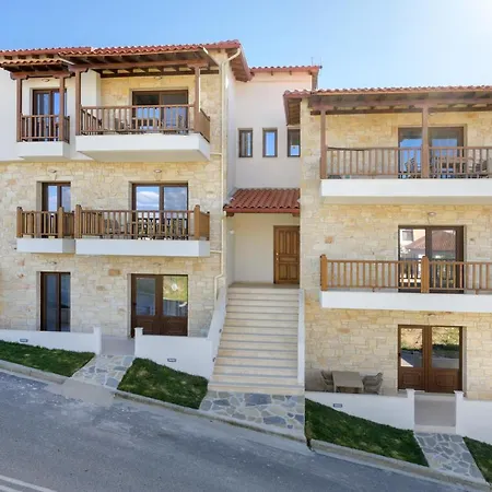 Elizabeth Stone House Apartment Nea Roda Exterior photo